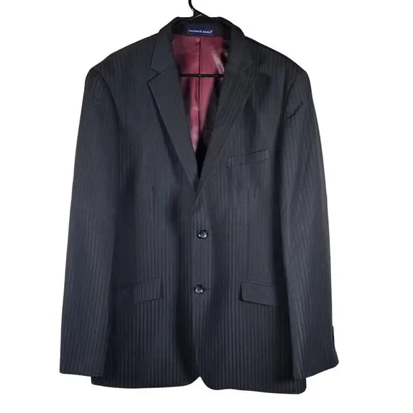 Vittorio St Angelo Suit Men's 46 Long Blazer Pants Set